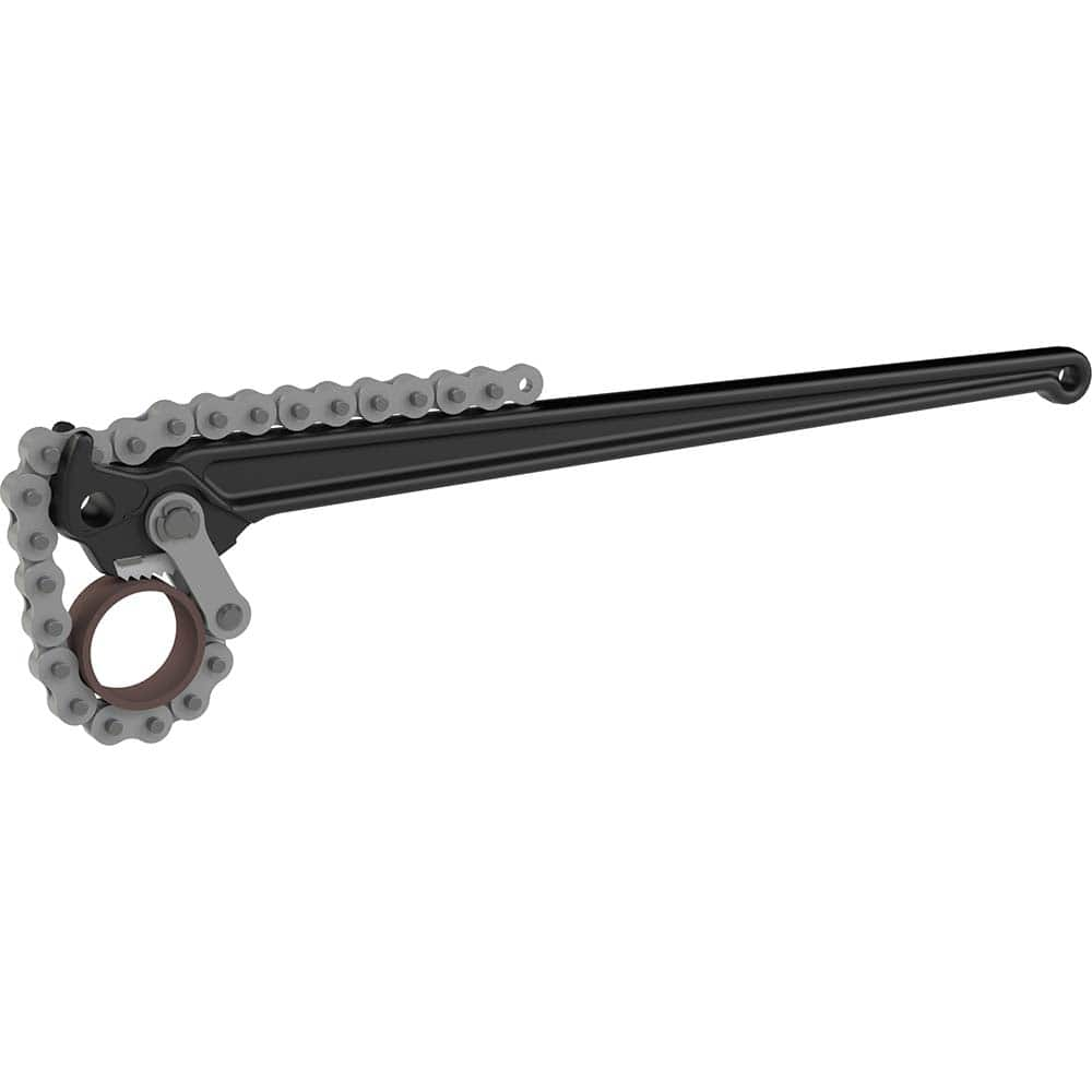 Petol - Chain & Strap Wrenches; Type: Chain Tong ; Maximum Pipe Capacity (Inch): 11.75 ; Chain/Strap Length: 48 (Inch); Handle Length: 27 (Inch) - Exact Industrial Supply