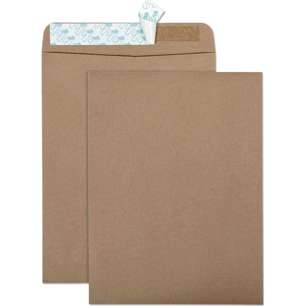 Quality Park - Mailers, Sheets & Envelopes; Type: Catalog Envelope ; Style: Self Seal ; Width (Inch): 12 ; Length (Inch): 9 ; Box Quantity: 100 ; Size: 9 x 12 - Exact Industrial Supply