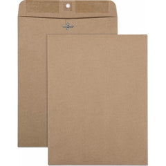 Quality Park - Mailers, Sheets & Envelopes; Type: Clasp Envelope ; Style: Clasp w/Gummed Flap ; Width (Inch): 12 ; Length (Inch): 9 ; Box Quantity: 100 ; Size: 9 x 12 - Exact Industrial Supply