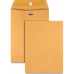 Quality Park - Mailers, Sheets & Envelopes; Type: Clasp Envelope ; Style: Clasp w/Gummed Flap ; Width (Inch): 10-1/2 ; Length (Inch): 7-1/2 ; Box Quantity: 100 ; Size: 7.5 x 10.5 - Exact Industrial Supply