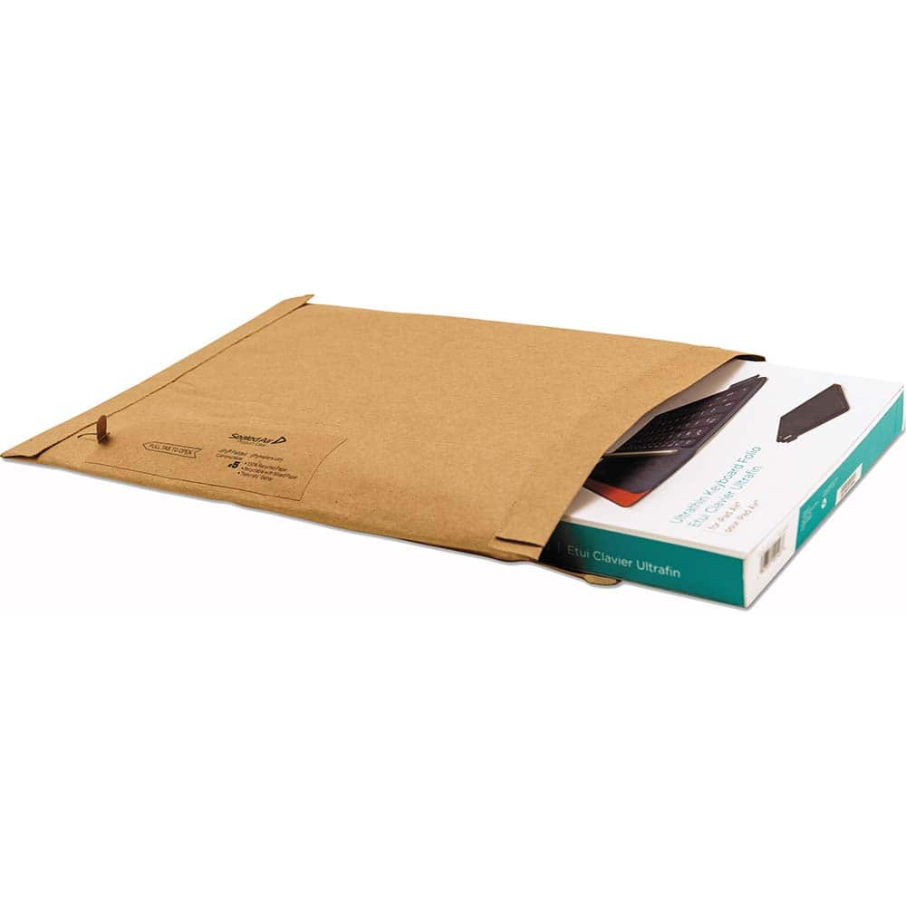 Sealed Air - Mailers, Sheets & Envelopes; Type: Padded Mailer ; Style: Fold Flap ; Width (Inch): 10 ; Length (Inch): 6 ; Box Quantity: 250 ; Size: 6 x 10 - Exact Industrial Supply