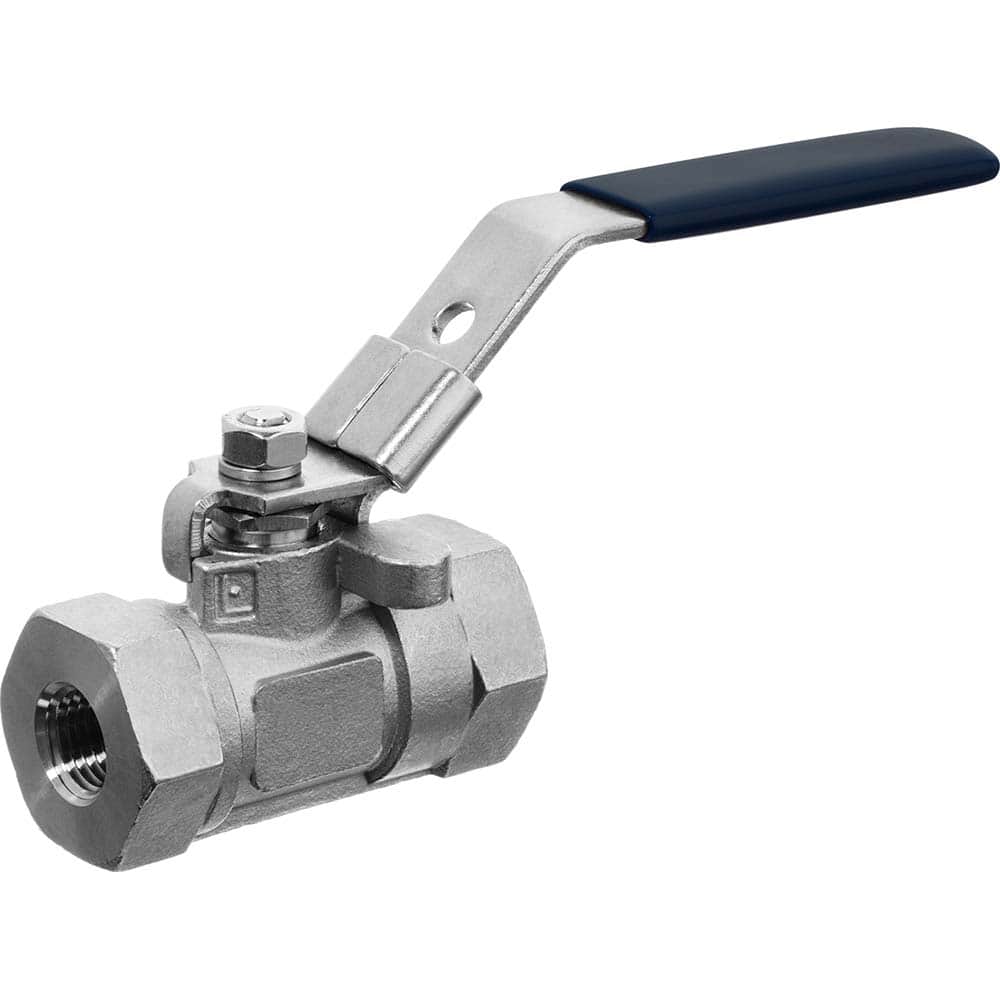 Threaded Manual Ball Valve: 3/8″ Pipe, Standard Port