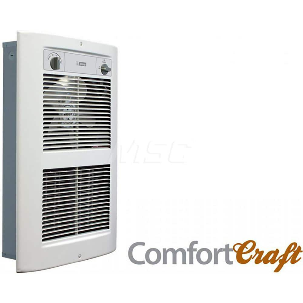 Electric Forced Air Heaters; Heater Type: Wall; Maximum BTU Rating: 13648; Voltage: 277V; Phase: 1; Wattage: 4000; Overall Length (Decimal Inch): 21.8100; Overall Width (Inch): 15; Overall Width (Decimal Inch - 4 Decimals): 15.0000; Overall Height (Decima