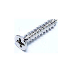 Machine Screw: #12 x 1″, Flat Head, Phillips Stainless Steel, NL-19 Finish, Grade 18-8, ANSI B18.6.3