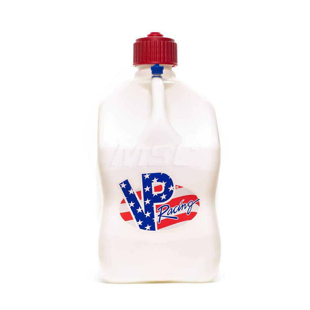 Bulk Storage Container: 10 x 10-1/4 x 21-1/2″, 6 Lb, High Density Polyethylene, Utility Jug White, Blue & Red