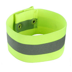 8001 S/M Lime Arm/Leg Band- Button Snap Closure - Americas Industrial Supply