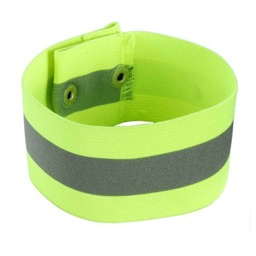 8001 L/ XL Lime Arm/Leg Band-Button Snap Closure - Americas Industrial Supply