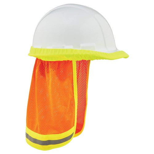 8005 Orange Hi-Vis Mesh Neck Shade W/ Reflective - Americas Industrial Supply