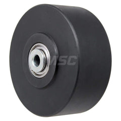 Rigid Caster Wheel: 5″ Dia, 2″ Wide 2,200 lb Capacity, Precision Ball Bearing, Non-Marking