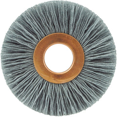 2-1/2″ Small Diameter Nylox Wheel, .022/120SC Crimped Fill, 5/8″ Arbor Hole - Americas Industrial Supply