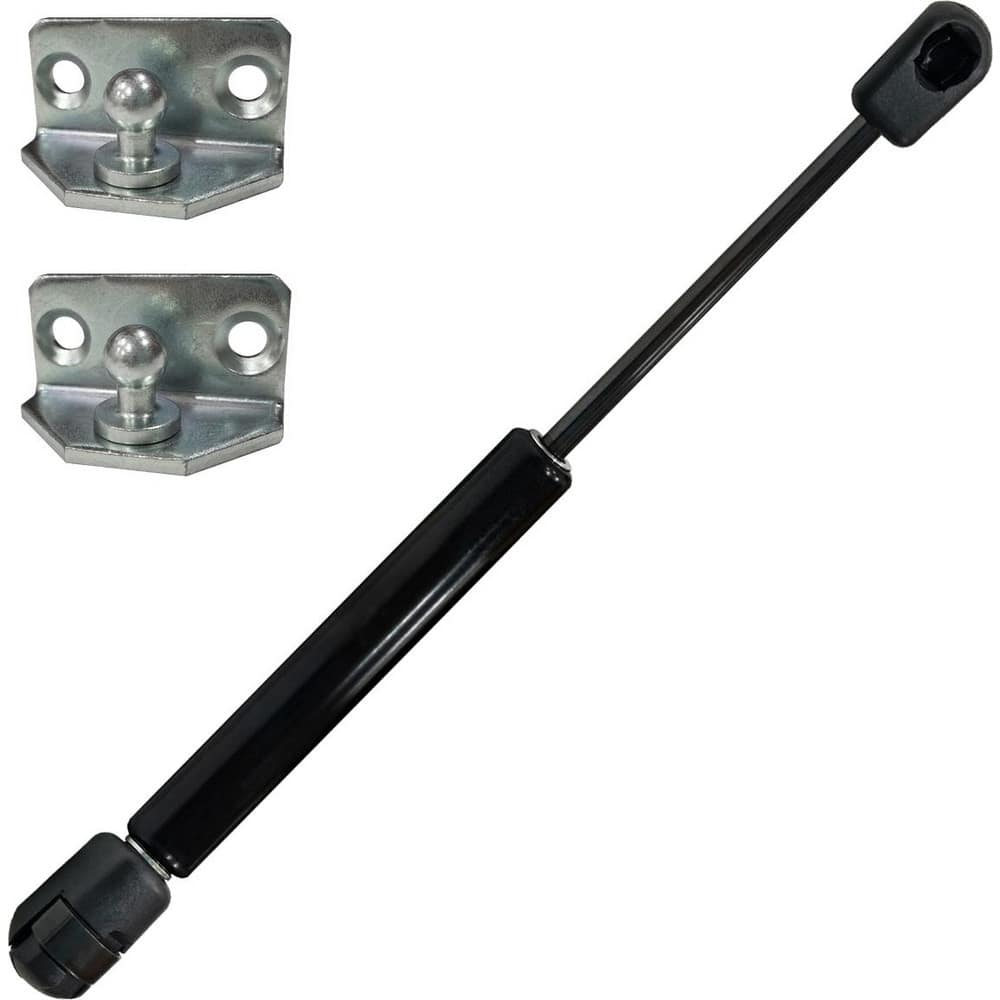 Hydraulic Dampers & Gas Springs; Fitting Type: None; Material: Steel; Extended Length: 17.00; Load Capacity: 65 N; 15 lb; Rod Diameter (Decimal Inch): 8 mm; Tube Diameter: 19.000; End Fitting Connection: Plastic Ball Socket; Compressed Length: 274 mm; Ext