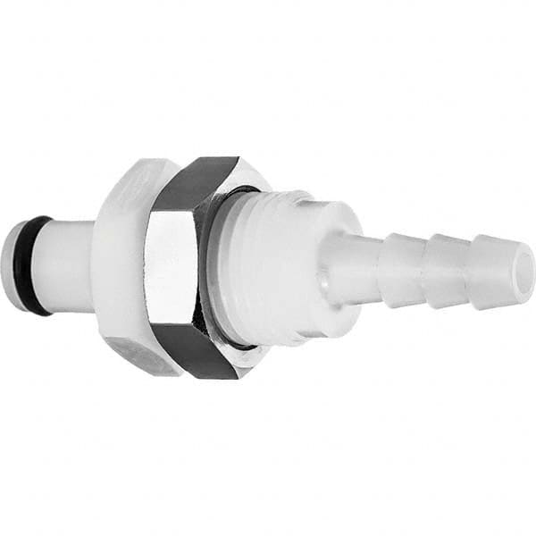 Value Collection - Plastic Quick-Disconnect Tube Couplings   Type: In-Line Hose Barb-Male Plug    Nominal Flow Size: 1/4 (Inch) - Americas Industrial Supply