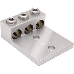 Burndy - Ring Terminals; Terminal Type: Rectangle ; Insulation Type: NonInsulated ; Connection Type: Lug ; Compatible Wire Size (AWG): 6 (Strand) ; Compatible Wire Size (kcmil): 250 ; Stud Size (Inch): 1/2 - Exact Industrial Supply