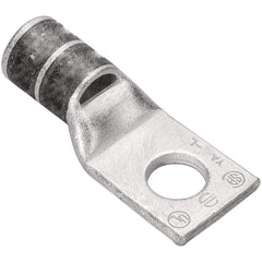 Burndy - Ring Terminals; Terminal Type: Rectangle ; Insulation Type: NonInsulated ; Connection Type: Compression ; Compatible Wire Size (AWG): 2 ; Stud Size (Inch): 3/8 ; Color: Brown - Exact Industrial Supply