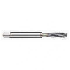 10-32 2BX 3-Flute PM Cobalt Semi-Bottoming 10 degree Spiral Flute Tap-TiAlN - Americas Industrial Supply