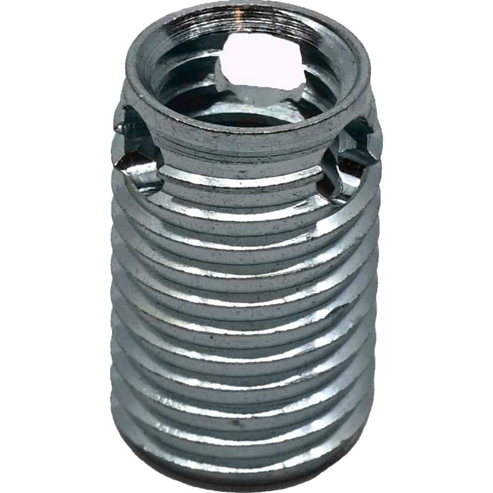 Rockmount Research and Alloys - M10x1.50 Internal, M12x1.50 External, 45/64" Insert Length, Self-Lock Thin Wall Thread-Locking Insert - Exact Industrial Supply