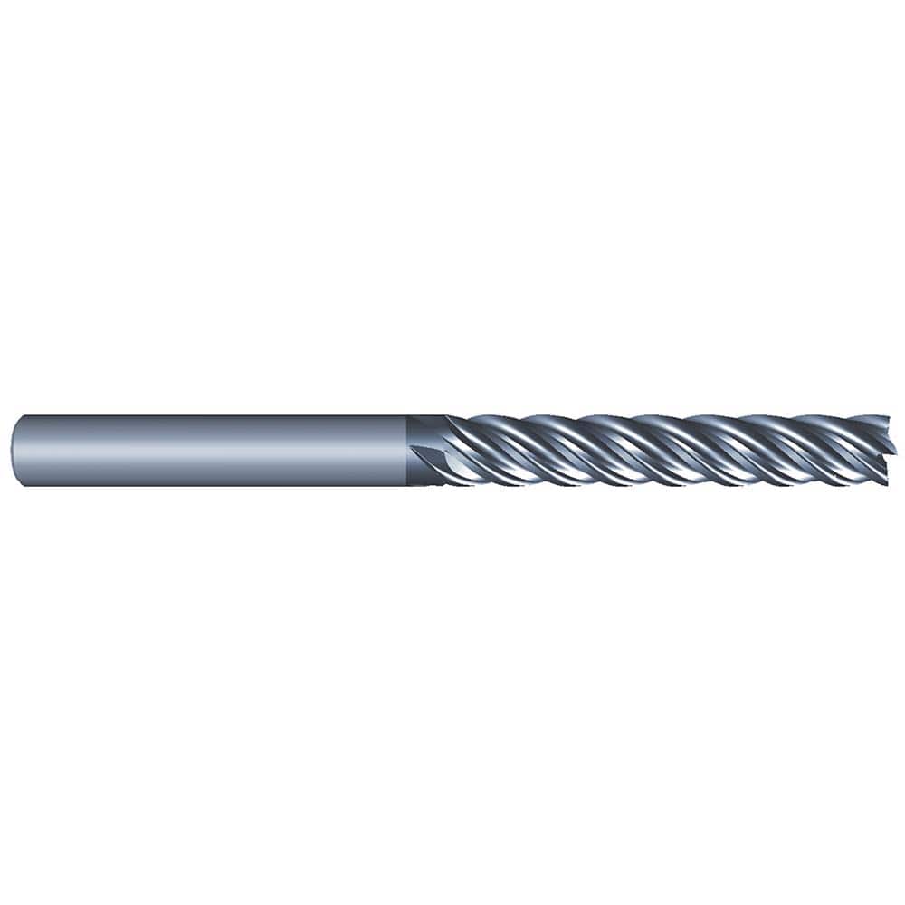 Eliminator - Square End Mills; Mill Diameter (Inch): 7/16 ; Mill Diameter (Decimal Inch): 0.4375 ; Number of Flutes: 5 ; Length of Cut (Inch): 3 ; Material: Solid Carbide ; Finish/Coating: AlCrN - Exact Industrial Supply