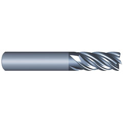 Eliminator - Corner Radius & Corner Chamfer End Mills; Mill Diameter (Inch): 3/16 ; Mill Diameter (Decimal Inch): 0.1875 ; End Type: Corner Radius ; Corner Radius (Decimal Inch): 0.0300 ; Number of Flutes: 5 ; Material: Solid Carbide - Exact Industrial Supply