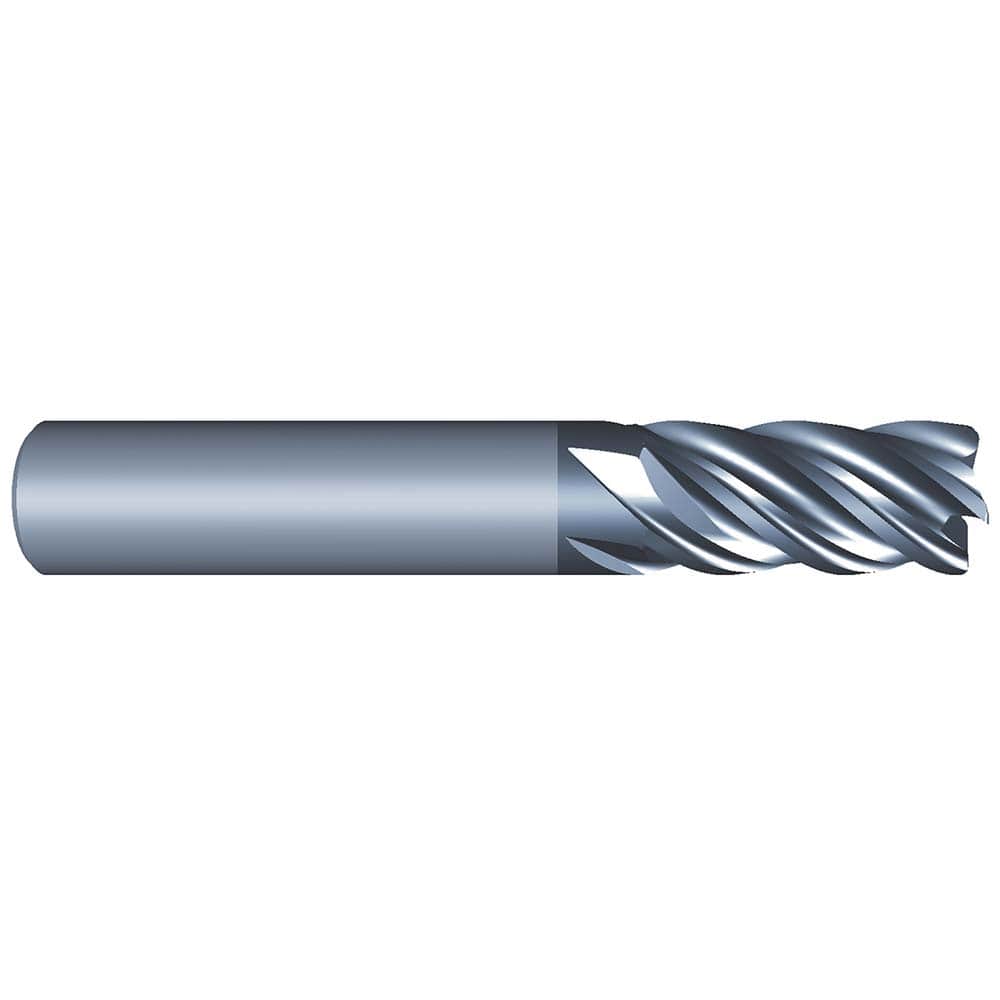 Eliminator - Corner Radius & Corner Chamfer End Mills; Mill Diameter (Inch): 1/4 ; Mill Diameter (Decimal Inch): 0.2500 ; End Type: Corner Radius ; Corner Radius (Decimal Inch): 0.0600 ; Number of Flutes: 5 ; Material: Solid Carbide - Exact Industrial Supply