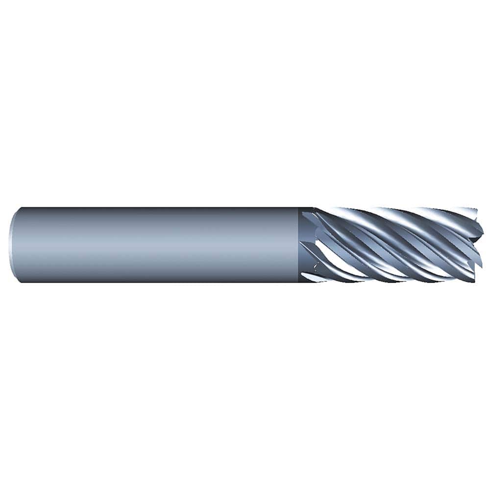 Eliminator - Square End Mills; Mill Diameter (Inch): 5/8 ; Mill Diameter (Decimal Inch): 0.6250 ; Number of Flutes: 7 ; Length of Cut (Inch): 1-1/2 ; Material: Solid Carbide ; Finish/Coating: AlCrN - Exact Industrial Supply