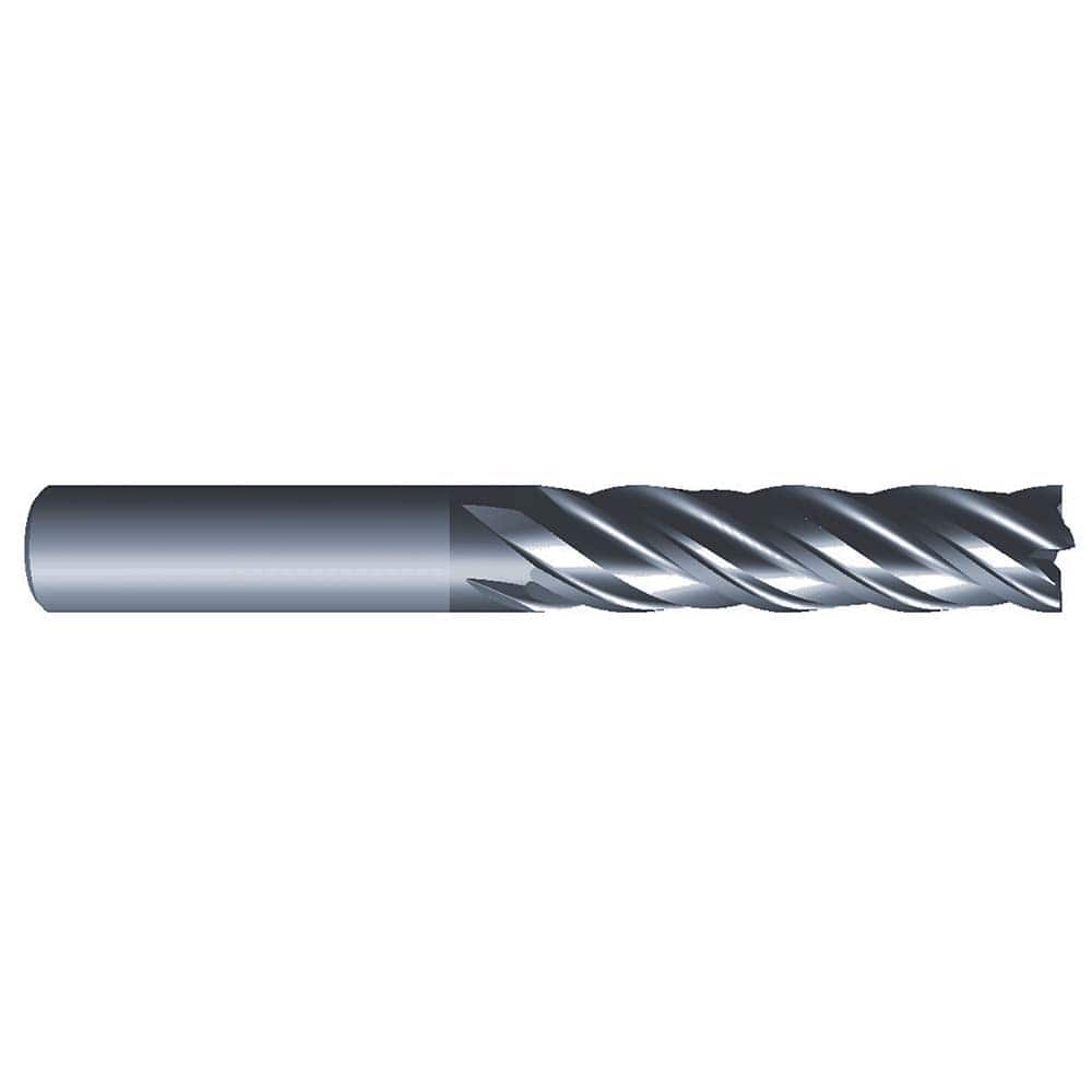 Eliminator - Square End Mills; Mill Diameter (Inch): 1 ; Mill Diameter (Decimal Inch): 1.0000 ; Number of Flutes: 4 ; Length of Cut (Inch): 2-1/4 ; Material: Solid Carbide ; Finish/Coating: AlCrN - Exact Industrial Supply
