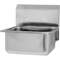 SANI-LAV - Sinks; Type: Wall Mounted Wash Sink ; Outside Length: 21 (Inch); Outside Width: 20 (Inch); Outside Height: 19-1/2 (Inch); Inside Length: 19 (Inch); Inside Width: 16 (Inch) - Exact Industrial Supply