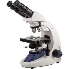 Microscopes; Microscope Type: Binocular; Eyepiece Type: Binocular; Arm Type: Fixed; Focus Type: Adjustable; Image Direction: Upright; Eyepiece Magnification: 10x; Objective Lens Magnification: 4x; 10x; 100x (S)(Oil); 40x