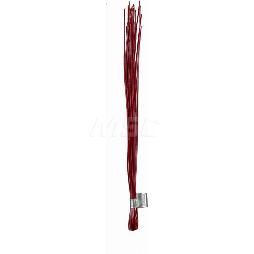 Traffic Cone & Barricade Accessories; Accessory Type: Wire Whiskers; Width (Decimal Inch): 8; Height (Inch): 7 in; Height (Decimal Inch): 7 in; Material: Polypropylene; Color: Red; Tape Length (Feet): 9.13; For Use With: Wood stake or 60 Penny nail; Lengt