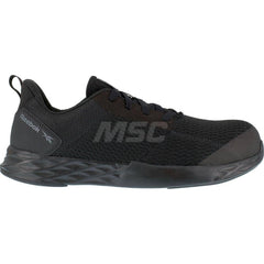 Work Boot: Size 10.5, Mesh, Composite Toe Black, Wide Width