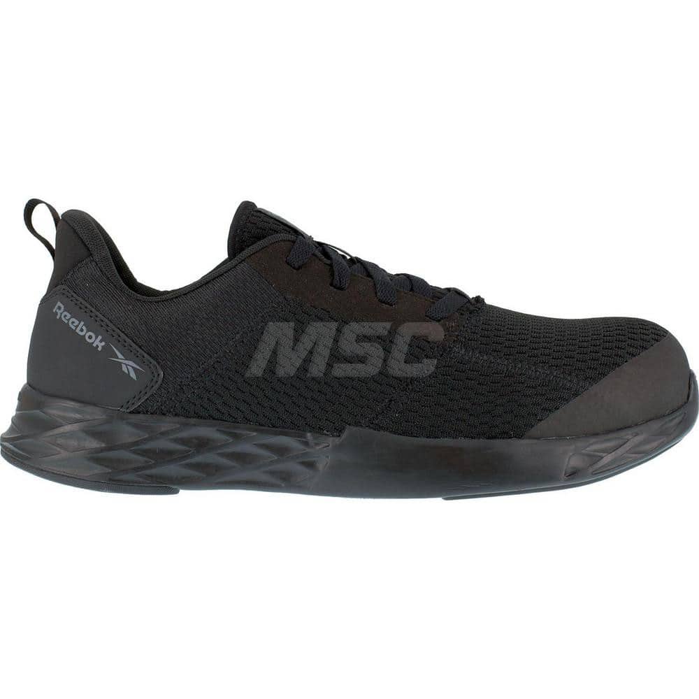 Work Boot: Size 14, Mesh, Composite Toe Black, Wide Width