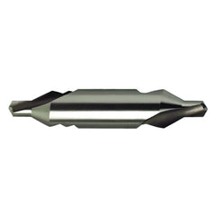 #1 × 38 mm OAL 60 Degree HSS Center Drill Form A Uncoated - Americas Industrial Supply