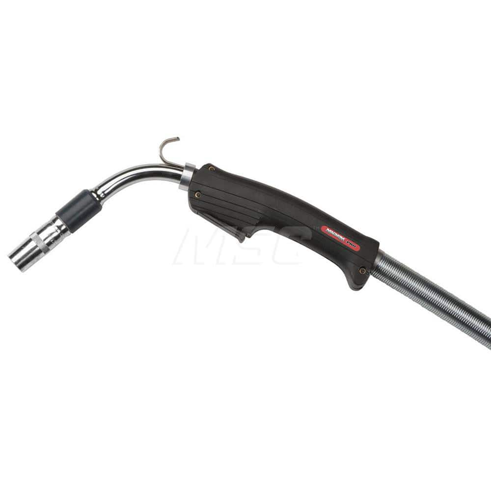 MIG Welding Guns; For Use With: Magnum ™ PRO; Length (Feet): 20 ft. (6.10m); Handle Shape: Curved; Neck Type: Fixed; Trigger Type: Standard; For Gas Type: CO2; For Wire Type: Flux Core; Solid