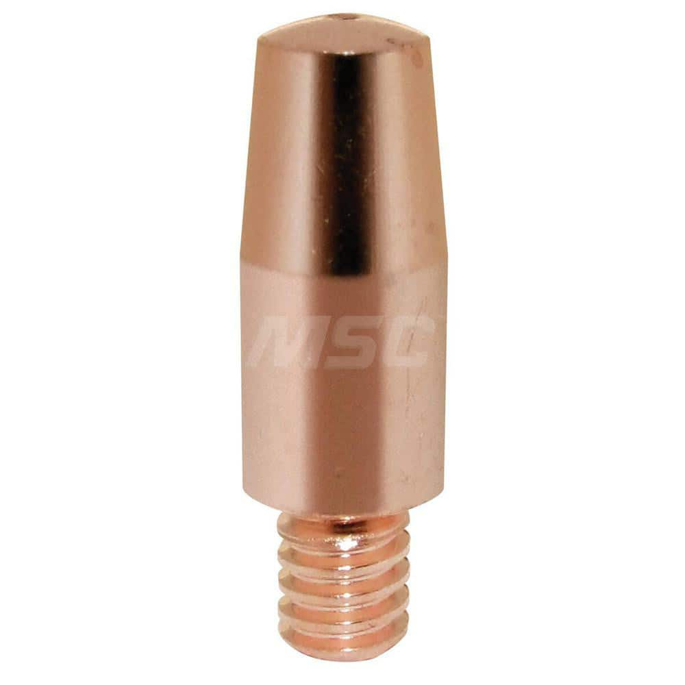 MIG Welder Contact Tip: 0.04″ Min x 0.04″ Max Wire Dia, Threaded Use with Magnum PRO