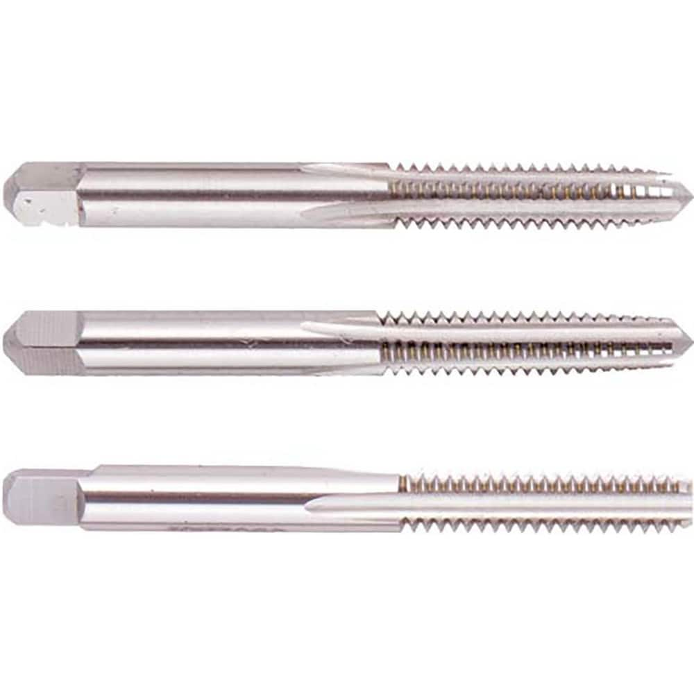 Tap Sets; Chamfer: Plug; Bottoming; Taper; Material: High Speed Steel; Thread Direction: Right Hand; Thread Limit: H3; Number Of Taps: 3; Thread Standard: UNC; Case Type: Plastic Case; Number Of Pieces: 3; Number Of Flutes: 4; Overall Length: 2.72