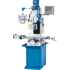 Mill Drill Machines; Spindle Speed Control: Geared Head; Drilling Capacity In Steel: 1; End Milling Capacity: 0.51 in; Phase: 3; Face Milling Capacity: 1 in; Left-hand Head Tilt: 45  ™; Right-hand Head Tilt: 45  ™; Cross Travel: 7; Longitudinal Travel: 22