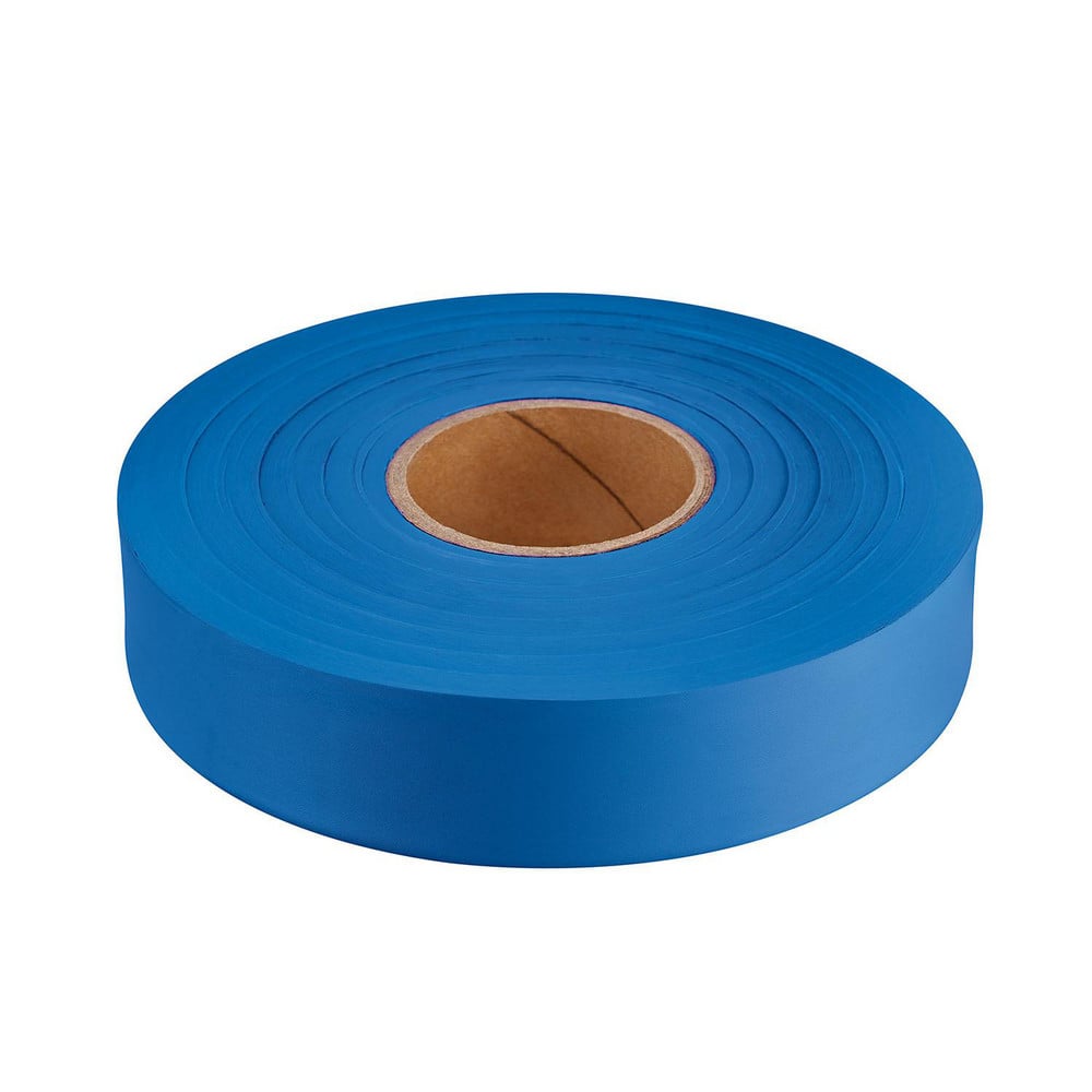 Barricade & Flagging Tape; Legend: None; Material: Plastic; Overall Length: 600.00; Color: Blue