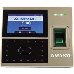 Amano - Time Clocks & Time Recorders Punch Style: Biometric Power Source: 100 to 240 V @ 50 to 60 Hz - Americas Industrial Supply