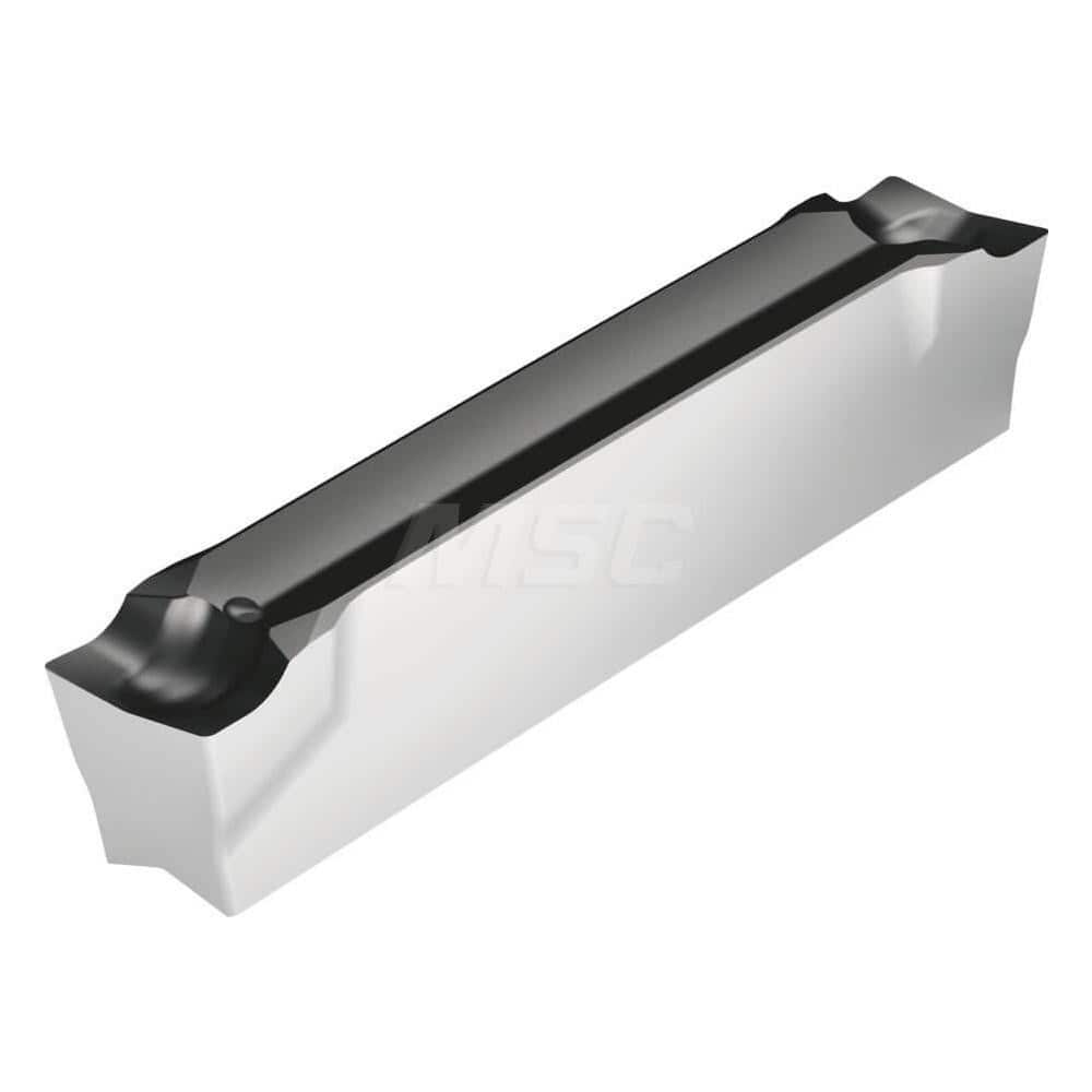 Grooving Insert: GX34CF5 WSM33S, Solid Carbide Al Finish, Neutral, 0.157″ Cutting Width, Series Tiger-tec Silver