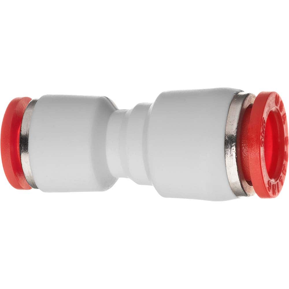USA Sealing - Plastic Push-To-Connect Tube Fittings Type: Reducing Union Tube Outside Diameter (mm): 10 x 6 - Americas Industrial Supply