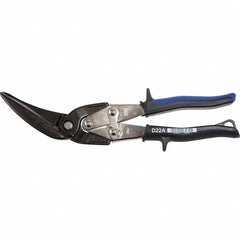 Bessey - Snips; Snip Type: Long Cutting Jaw Journeyman Snip ; Cut Direction: Right; Straight ; Overall Length Range: 10" and Longer ; Length of Cut (Inch): 2-1/2 ; Steel Capacity (AWG): 18 ; Stainless Steel Capacity (AWG): 27 - Exact Industrial Supply