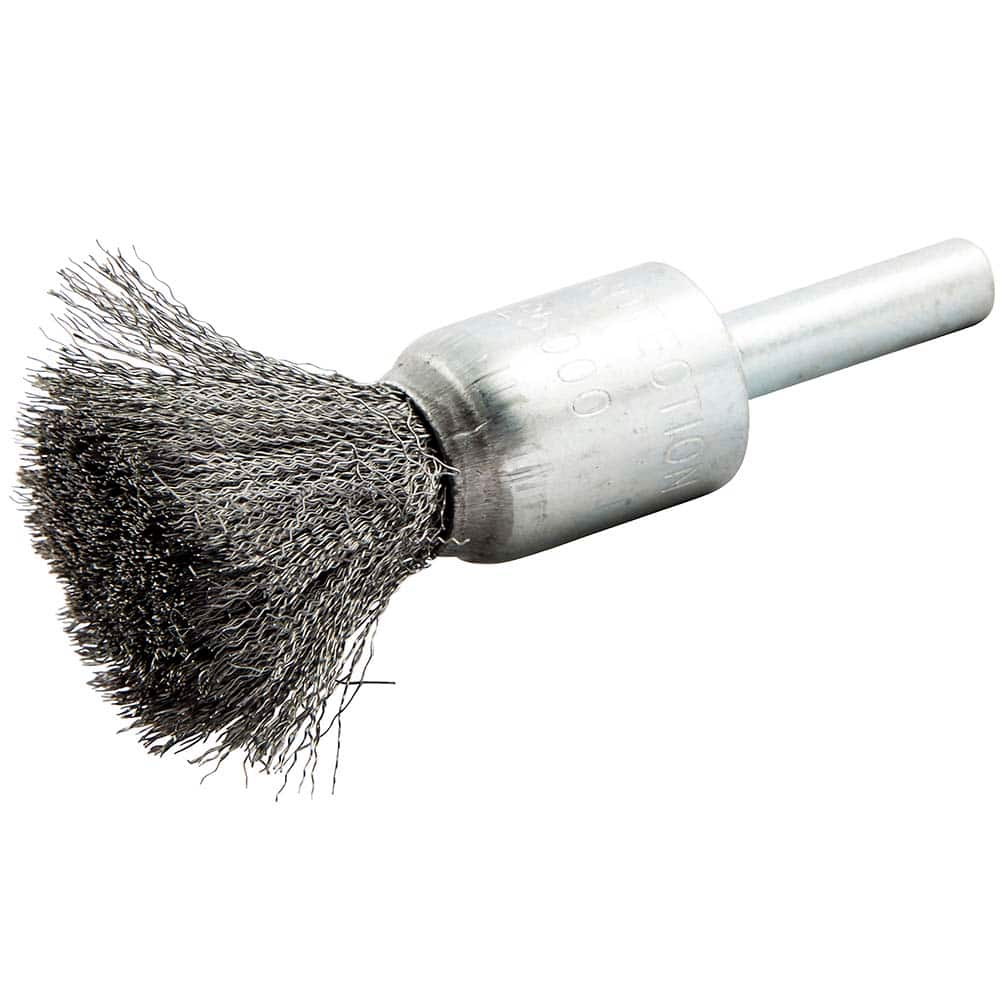 Norton - End Brushes Brush Diameter (Inch): 1/2 Fill Material: Carbon Steel - Americas Industrial Supply