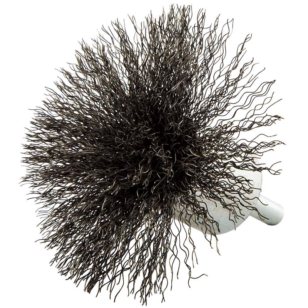 Norton - End Brushes Brush Diameter (Inch): 3 Fill Material: Carbon Steel - Americas Industrial Supply