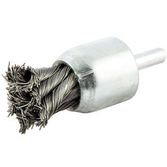 Norton - End Brushes Brush Diameter (Inch): 1 Fill Material: Brass - Americas Industrial Supply