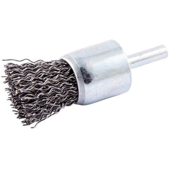 Norton - End Brushes Brush Diameter (Inch): 1 Fill Material: Carbon Steel - Americas Industrial Supply