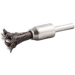 Norton - End Brushes Brush Diameter (Inch): 1/2 Fill Material: Carbon Steel - Americas Industrial Supply