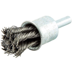 Norton - End Brushes Brush Diameter (Inch): 3/4 Fill Material: Carbon Steel - Americas Industrial Supply