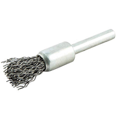 Norton - End Brushes Brush Diameter (Inch): 1/2 Fill Material: Carbon Steel - Americas Industrial Supply