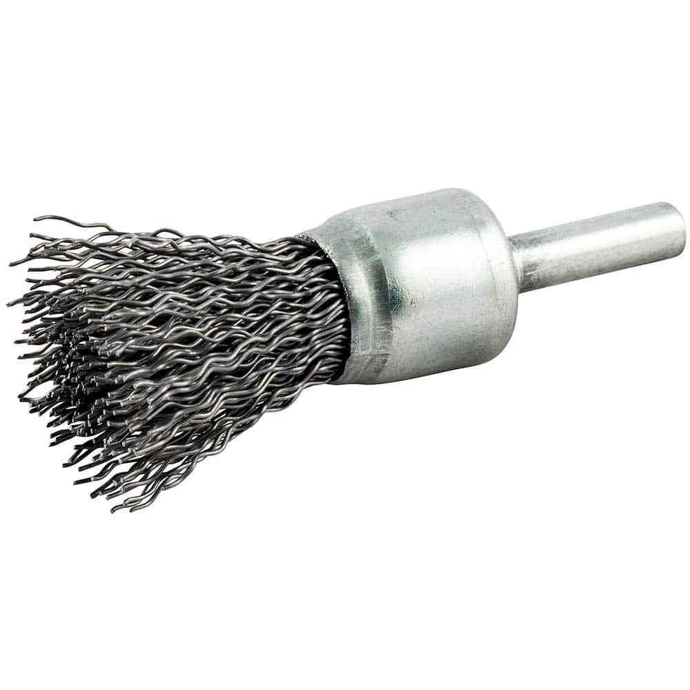 Norton - End Brushes Brush Diameter (Inch): 3/4 Fill Material: Carbon Steel - Americas Industrial Supply