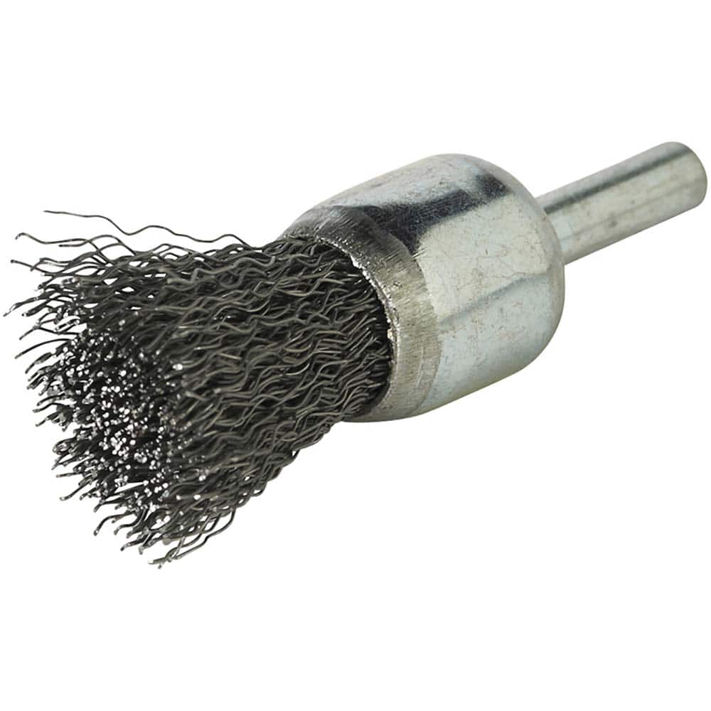 Norton - End Brushes Brush Diameter (Inch): 3/4 Fill Material: Carbon Steel - Americas Industrial Supply