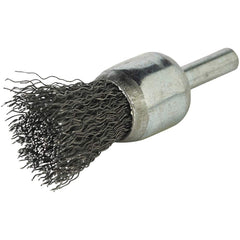 Norton - End Brushes Brush Diameter (Inch): 3/4 Fill Material: Carbon Steel - Americas Industrial Supply